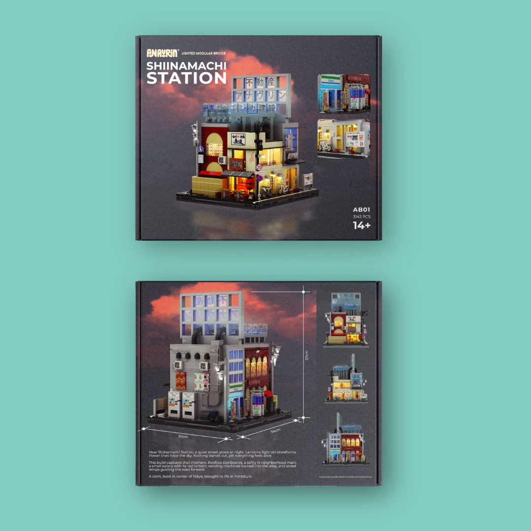 [Pre-Order] Shiinamachi Station Lighted Modular Bricks AB01 [Ships out 10th June] - Image 12