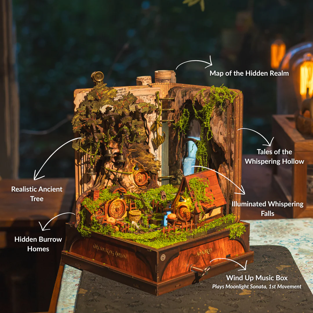 Whispering Hollow Miniature House Kit (Music Box) | Collector's Edition - Image 3